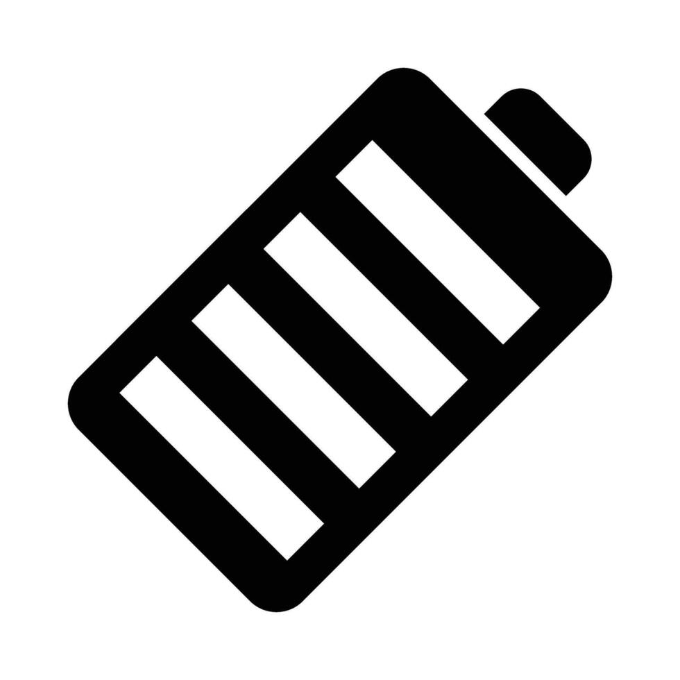 Batterie Vektor Glyphe Symbol zum persönlich und kommerziell verwenden.