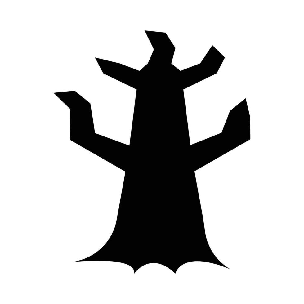tot Baum Vektor Glyphe Symbol zum persönlich und kommerziell verwenden.