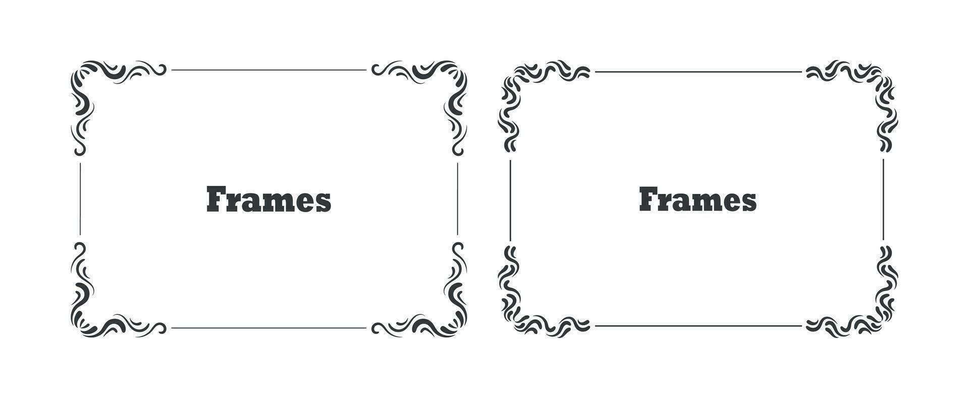 Grafik Design rahmen, Zeichnung, Grenzen , Rahmen, Grenzen und Frames vektor