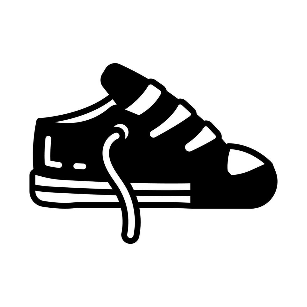Kinder Schuhe Symbol im Vektor. Illustration vektor