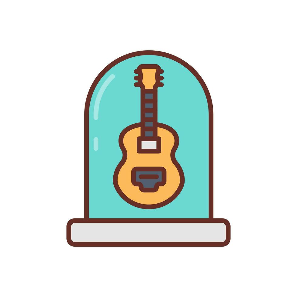 gitarr ikon i vektor. illustration vektor
