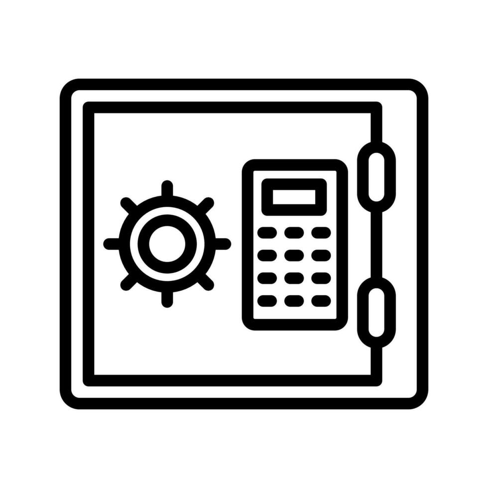 Sicherheit Box Symbol im Vektor. Illustration vektor