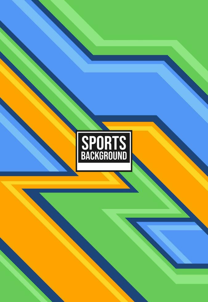 färgrik sport bakgrund för jersey design vektor