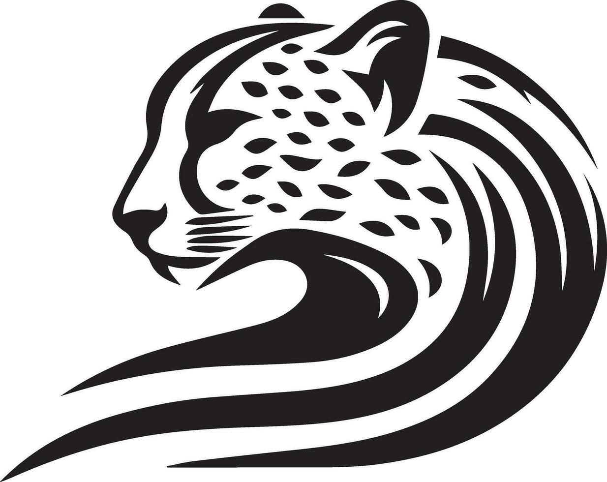 gepard logotyp begrepp vektor illustration 17