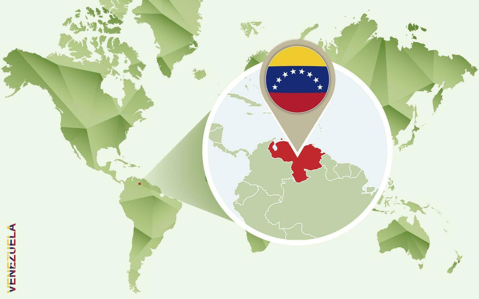 infographic för venezuela, detaljerad Karta av venezuela med flagga. vektor