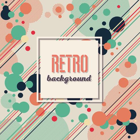 Gammal retro vintage stil design mall vektor