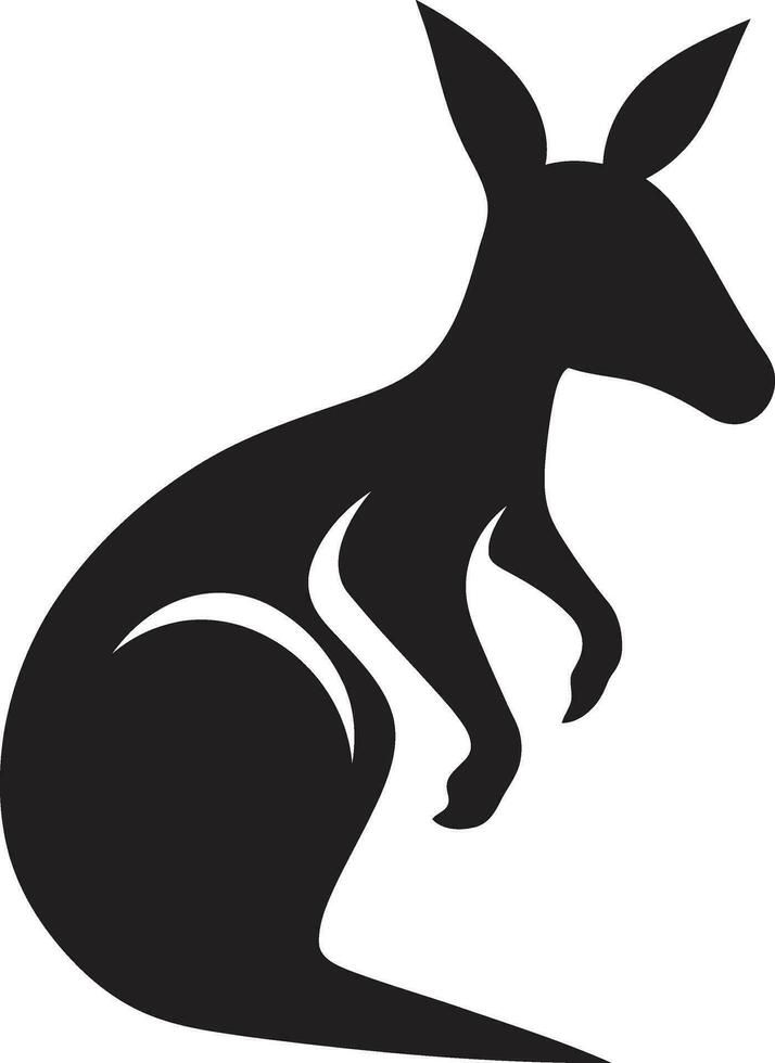 Känguru Hopse Forscher Känguru ausdrücken Versand vektor