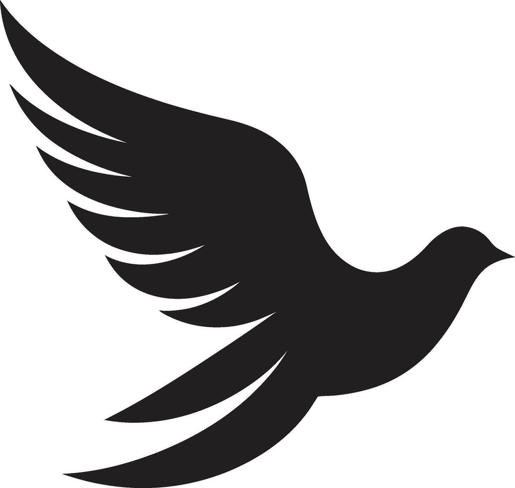schwarz Taube Vektor Logo mit rauschen und Hand gezeichnet Hintergrund ein persönlich und einzigartig Design schwarz Taube Vektor Logo mit rauschen und kalligraphisch Hintergrund ein schön und elegant Design