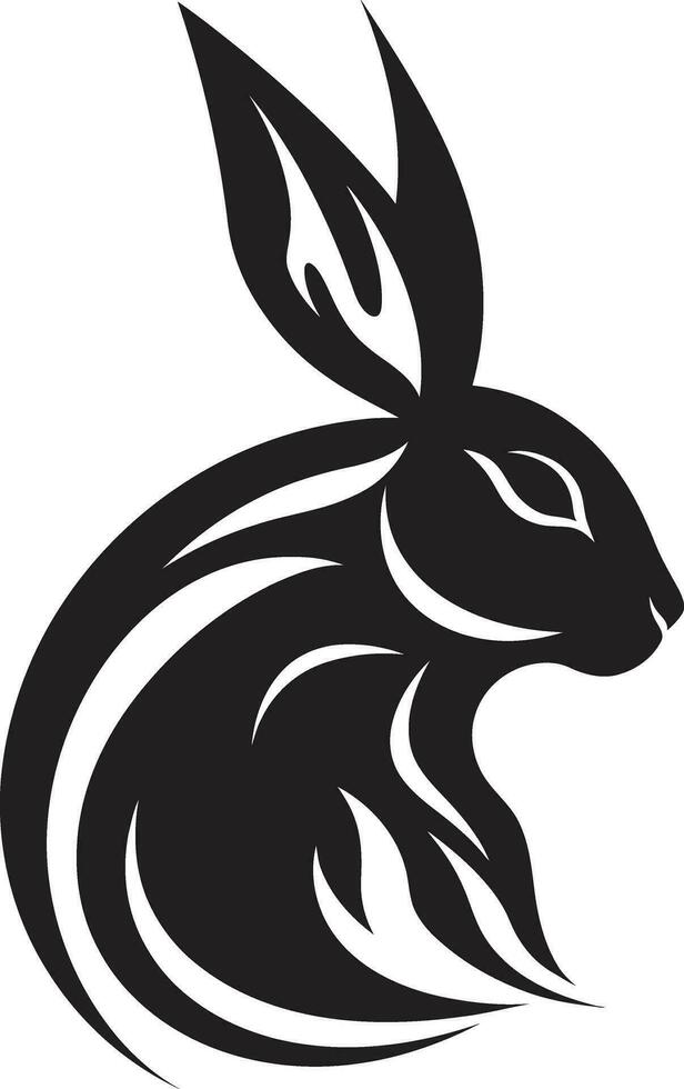 schwarz Hase Vektor Logo ein vielseitig und anpassungsfähig Logo zum irgendein Industrie schwarz Hase Vektor Logo ein unvergesslich und unverwechselbar Logo zum Ihre Marke