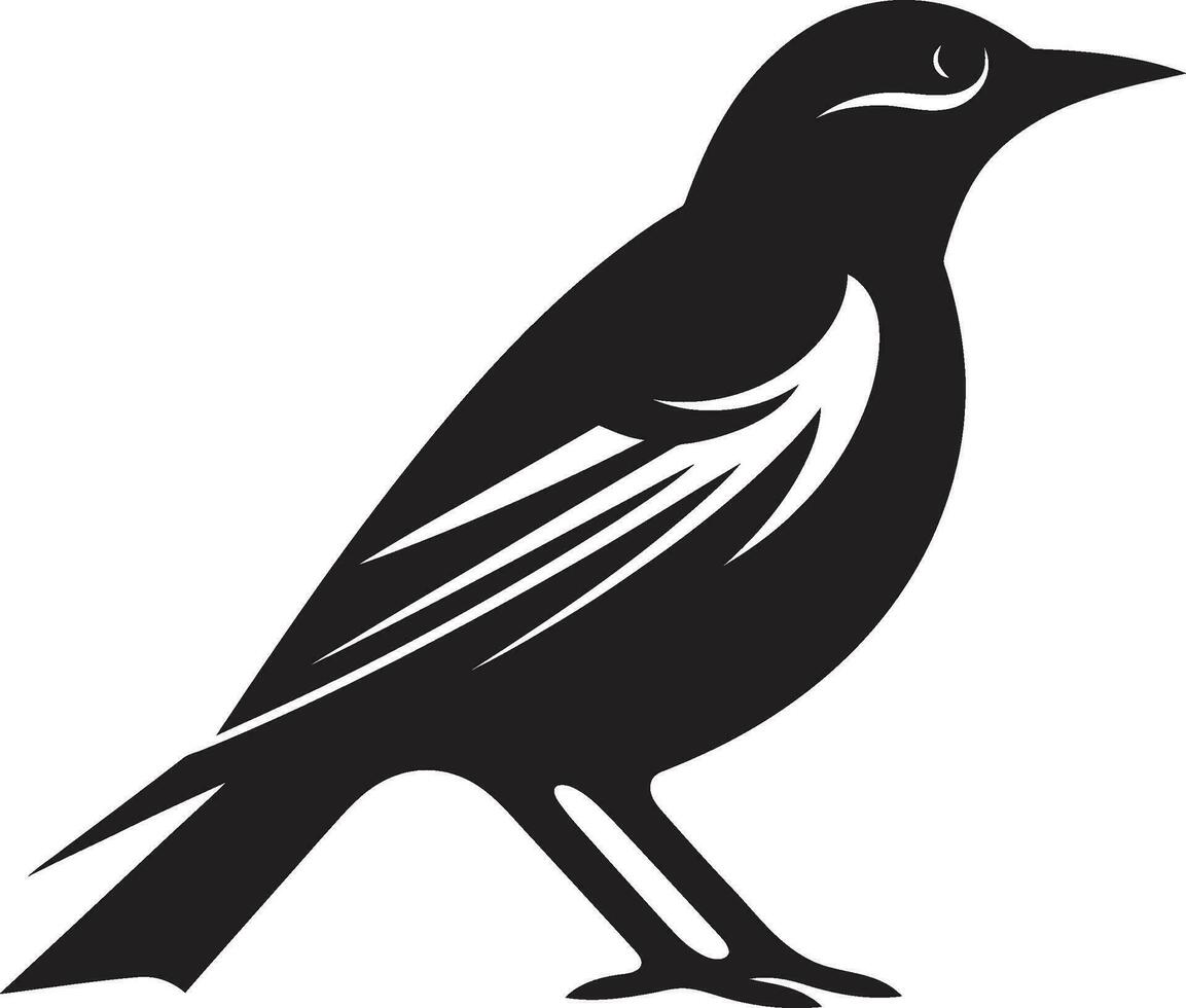 Uggla monogram emblem lunnefågel precision vapen vektor