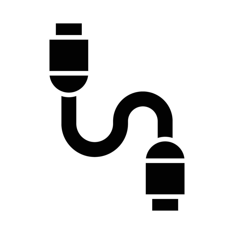 Kabel Vektor Glyphe Symbol zum persönlich und kommerziell verwenden.