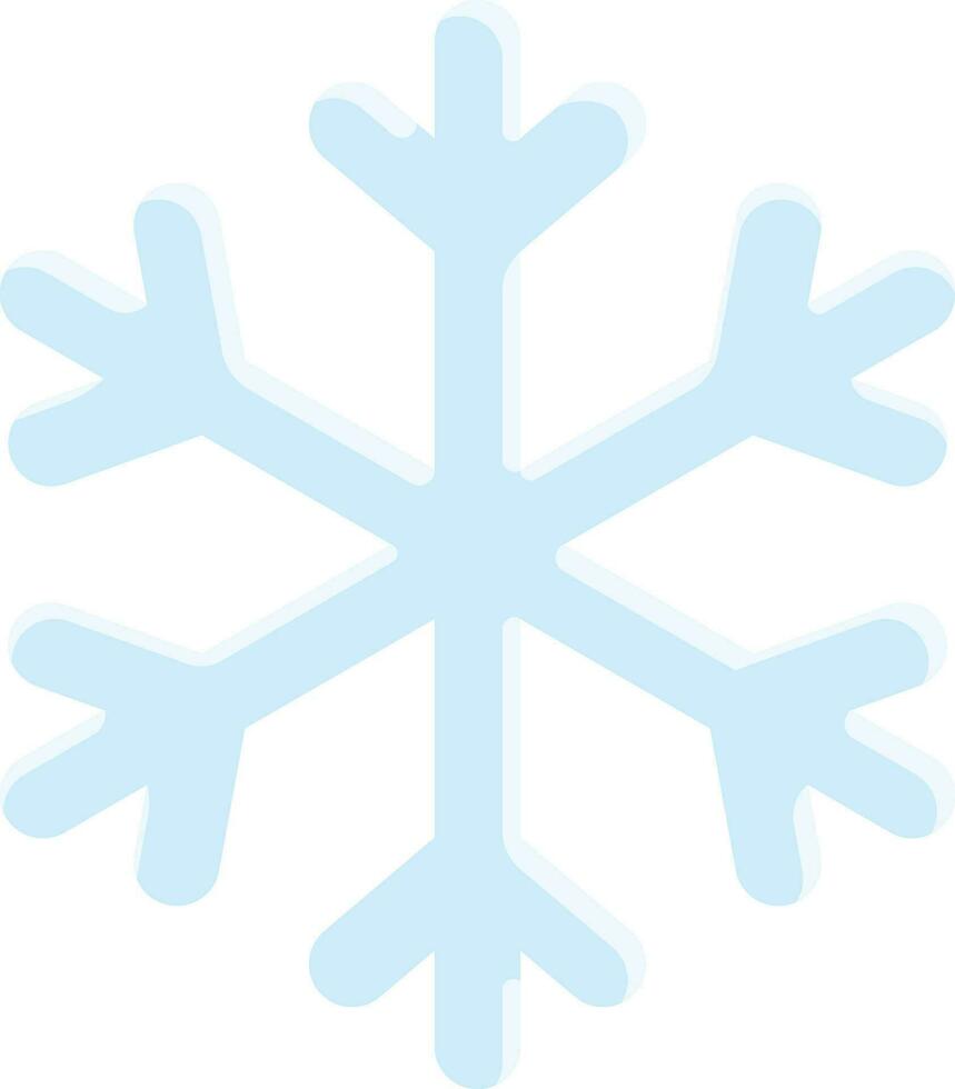 snöflinga jul ikon illustratör vektor