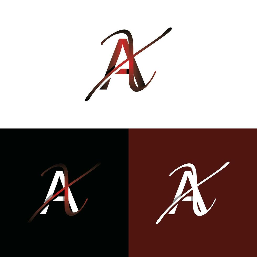 Brief Axt Luxus modern Monogramm Logo Vektor Design, Logo Initiale Vektor Kennzeichen Element Grafik Illustration Design Vorlage