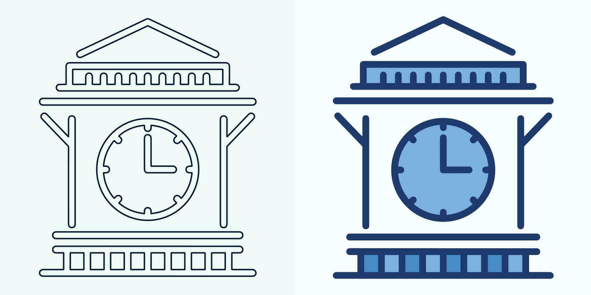 ny stil analog klocka platt vektor ikon. symbol av tid förvaltning, kronometer med timme, minut, och andra pil. enkel illustration isolerat på en vit bakgrund.