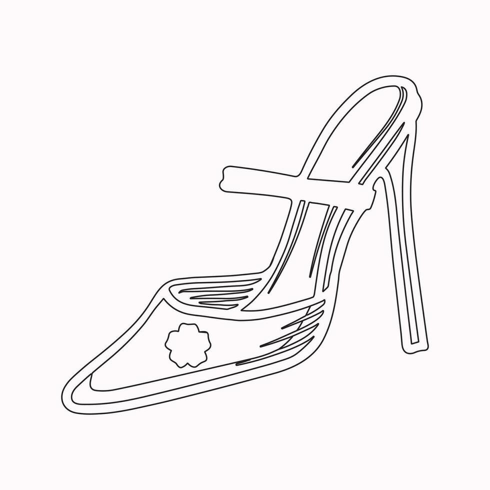 hoch Absätze Schuhe Vektor Symbol. gefüllt eben Zeichen zum Handy, Mobiltelefon Konzept und Netz Design. Frauen Schuh Glyphe Symbol. Symbol, Logo Illustration