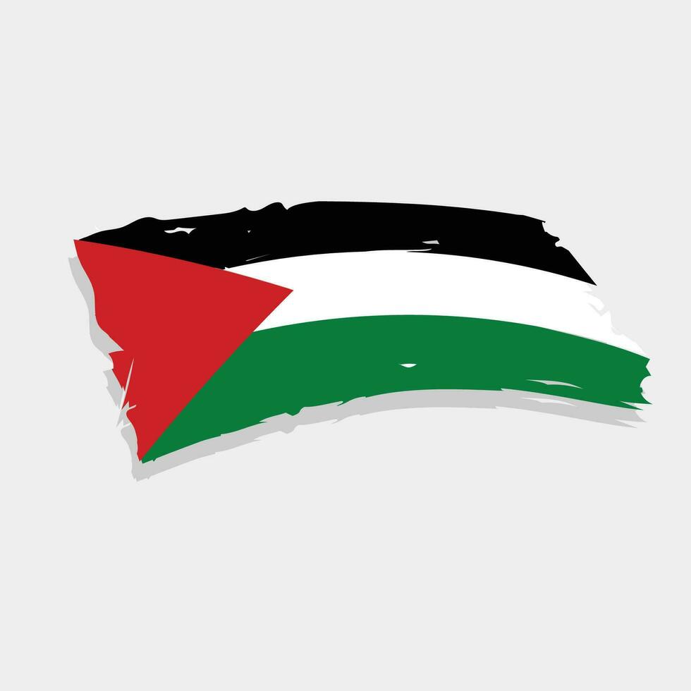 palestinsk flagga vektor