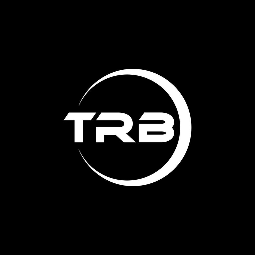 trb brev logotyp design, inspiration för en unik identitet. modern elegans och kreativ design. vattenmärke din Framgång med de slående detta logotyp. vektor