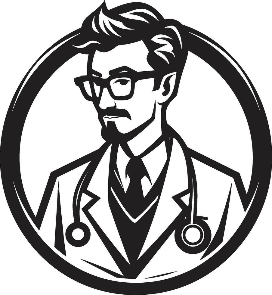 medizinisch Kunst im Pixel basteln Arzt Abbildungen meistern Arzt Vektoren das Kunst von Arzt Illustration