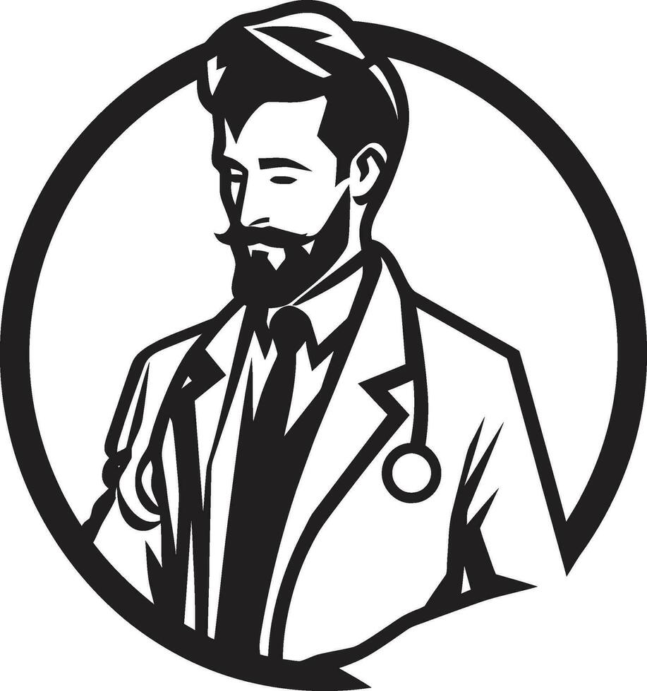 illustrieren Barmherzigkeit Arzt Vektoren zum Designer von Stethoskop zu Vektor Arzt Illustration entmystifiziert