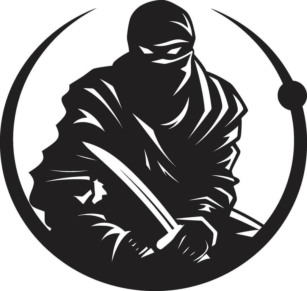 Vektor Ninja Krieger das Kunst von Stealth Leise Schatten enthüllt Ninja Vektor Kunst