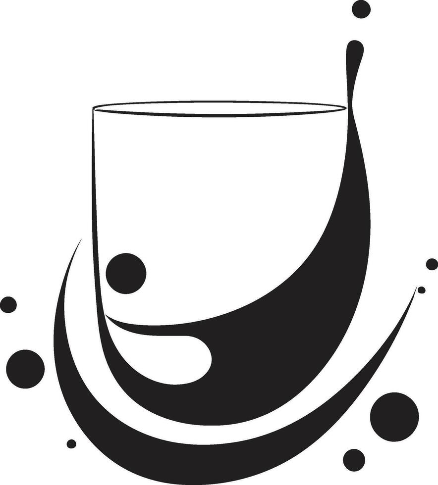 kosmopolitisk cocktail teckning iced te vektor konst