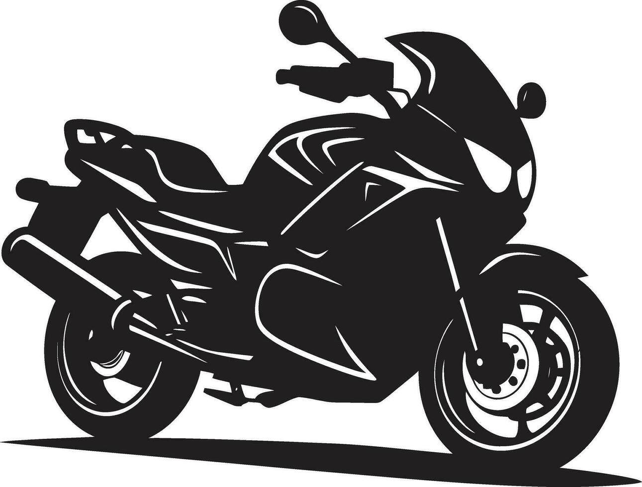 künstlerisch Erkundungen auf zwei Räder Motorrad Vektoren Vektor Geschwindigkeit Erfassen Motorrad Schönheit