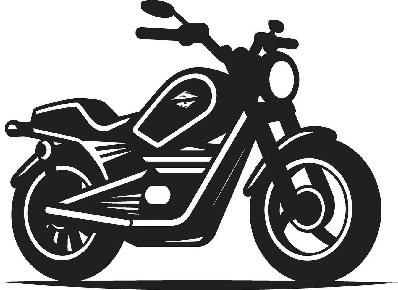 Geschwindigkeit und Stil Motorrad Vektor Abbildungen Vektor Grafik Erfassen Motorrad Schönheit