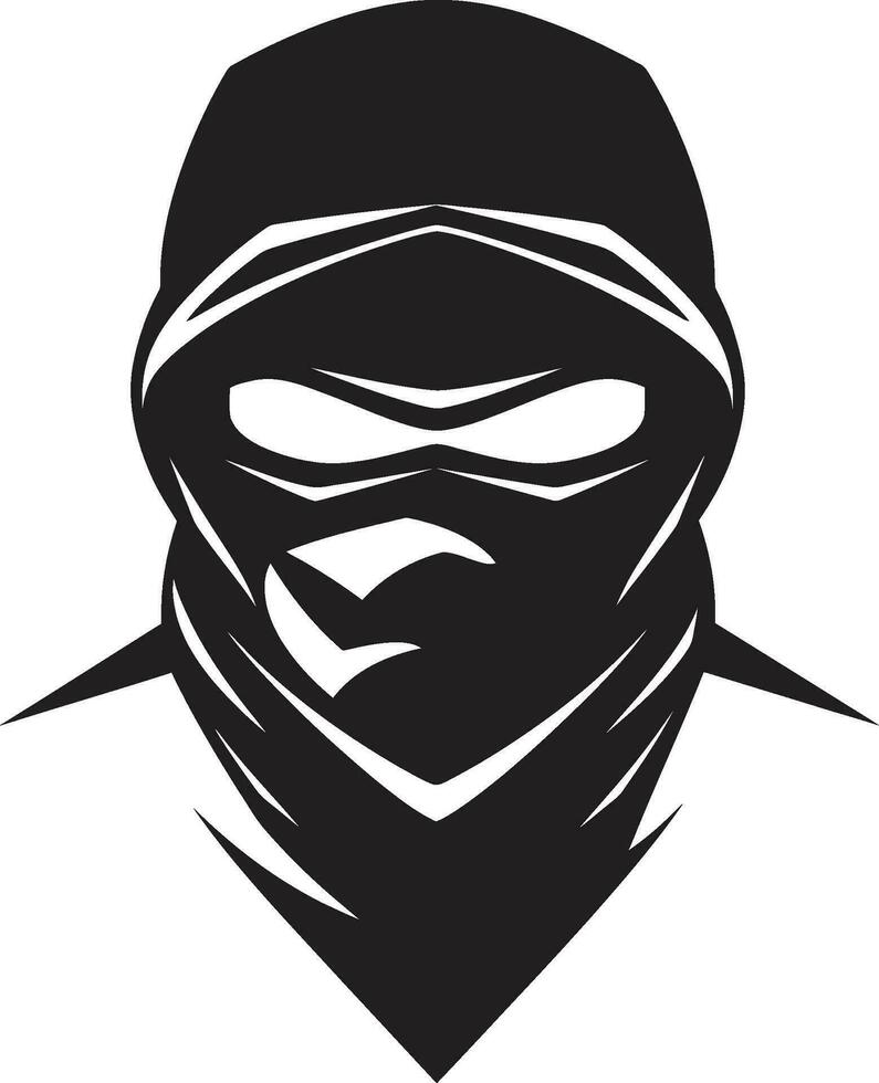 ninja krigare i vektor digital artisteri på dess bäst de tyst skuggor ninja vektor mäster