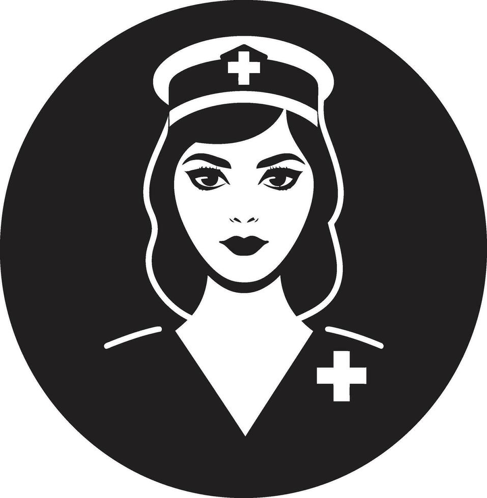 Krankenschwester Abbildungen inspirierend hoffen durch Kunst Krankenschwester Zeichen im Grafik Design Lebensadern im Kunst vektor
