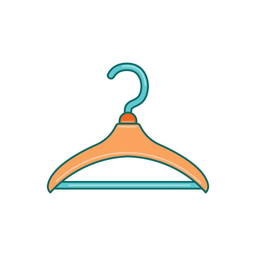 Wäsche Kleider Aufhänger Logo Grafik Illustration vektor