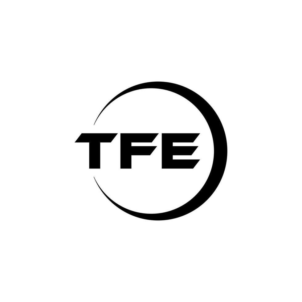 tfe Brief Logo Design, Inspiration zum ein einzigartig Identität. modern Eleganz und kreativ Design. Wasserzeichen Ihre Erfolg mit das auffällig diese Logo. vektor