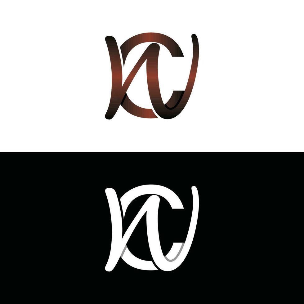 Brief cw Luxus modern Monogramm Logo Vektor Design, Logo Initiale Vektor Kennzeichen Element Grafik Illustration Design Vorlage