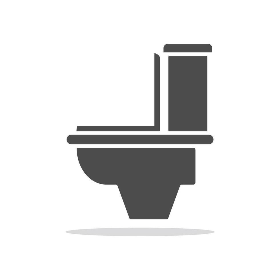 toalett ikon design vektor mall