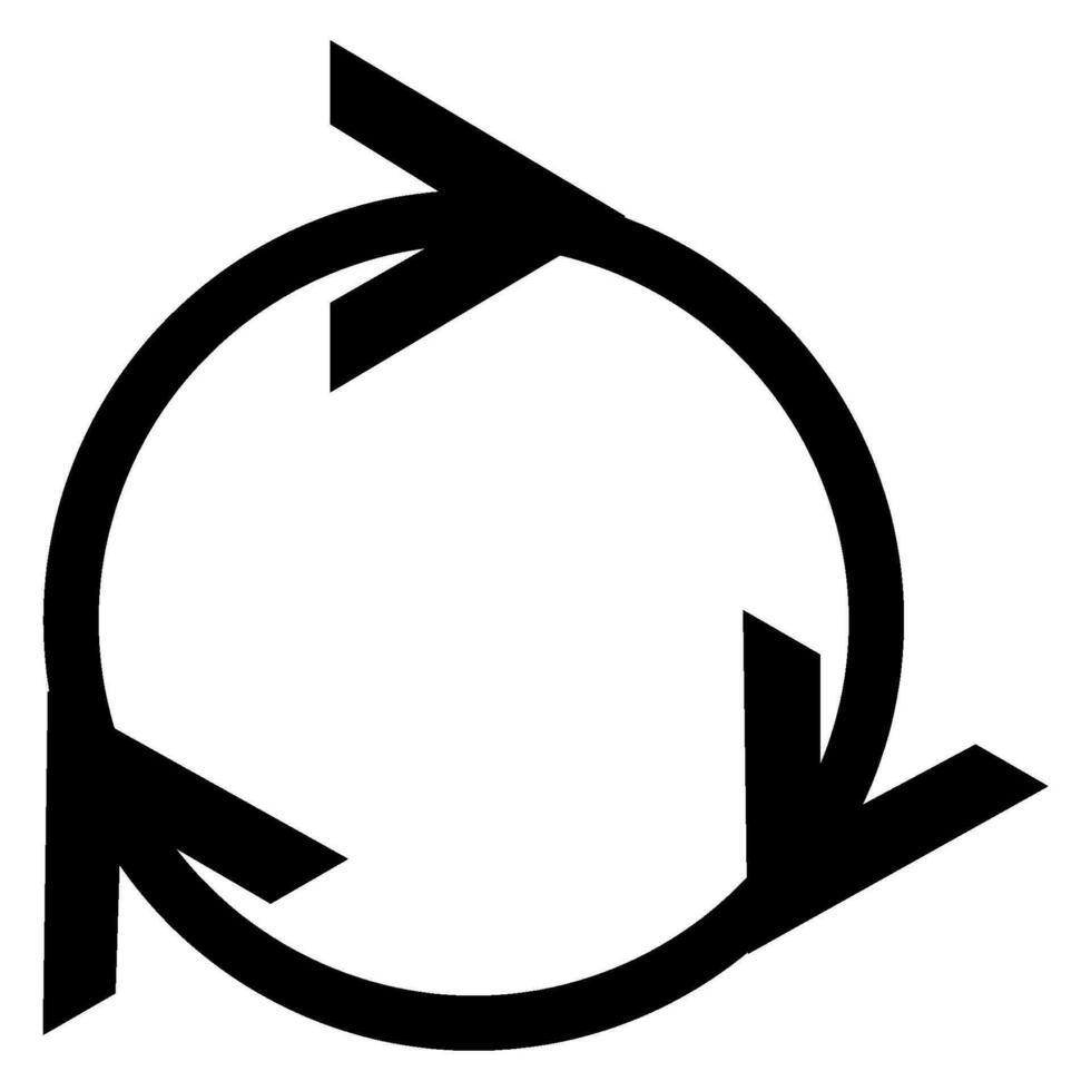 Kreis Pfeil Symbol Design Vektor