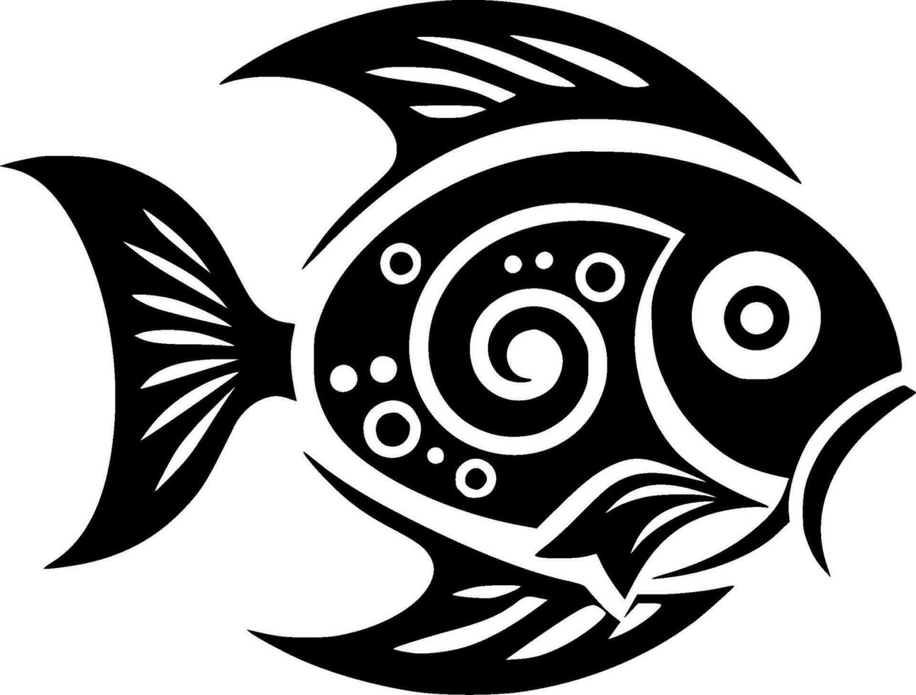 Fisch - - hoch Qualität Vektor Logo - - Vektor Illustration Ideal zum T-Shirt Grafik