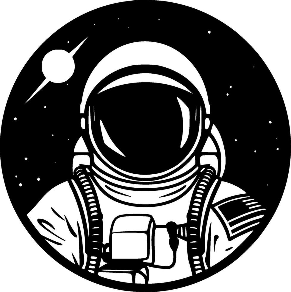 Astronaut - - hoch Qualität Vektor Logo - - Vektor Illustration Ideal zum T-Shirt Grafik