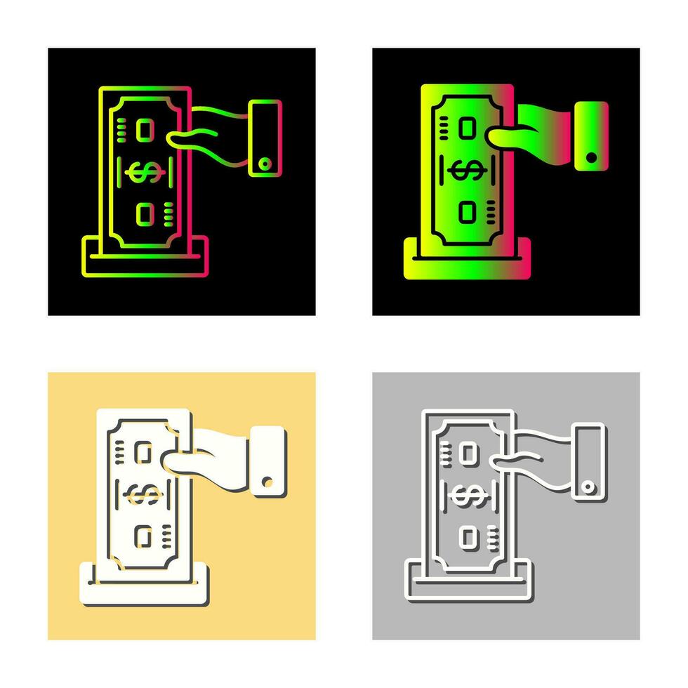 Einzahlungsvektorsymbol vektor