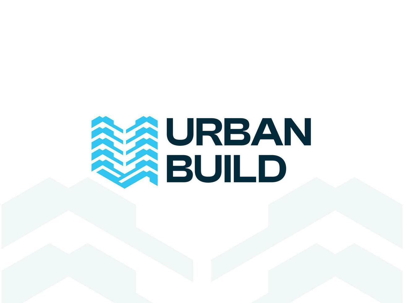 urban bygga logotyp mall för verklig egendom och byggnad vektor