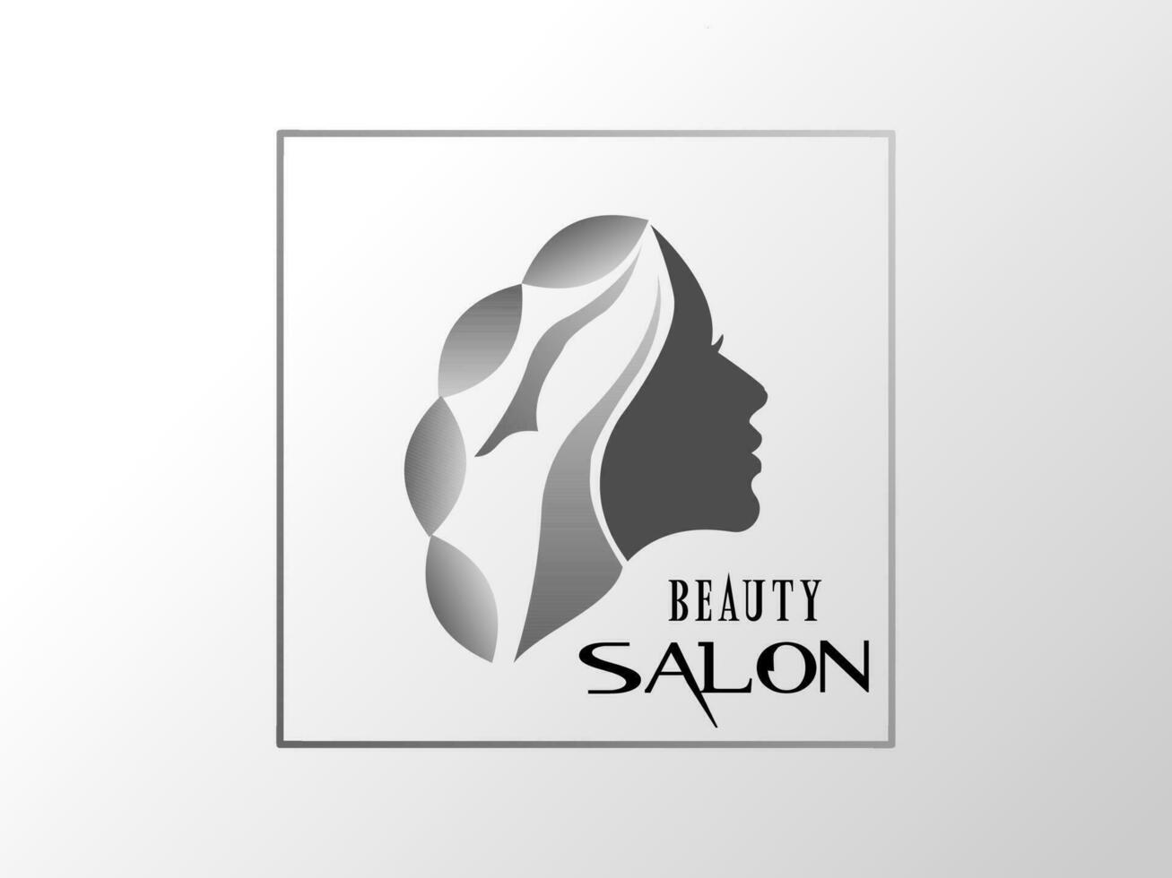 das Schönheit Salon Anzeigen das Schönheit von Damen Schönheit Bilder und Logos vektor