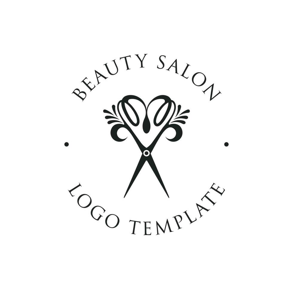 skönhet kosmetisk och salong logotyp mall vektor