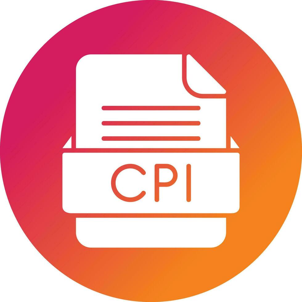 cpi Datei Format Vektor Symbol