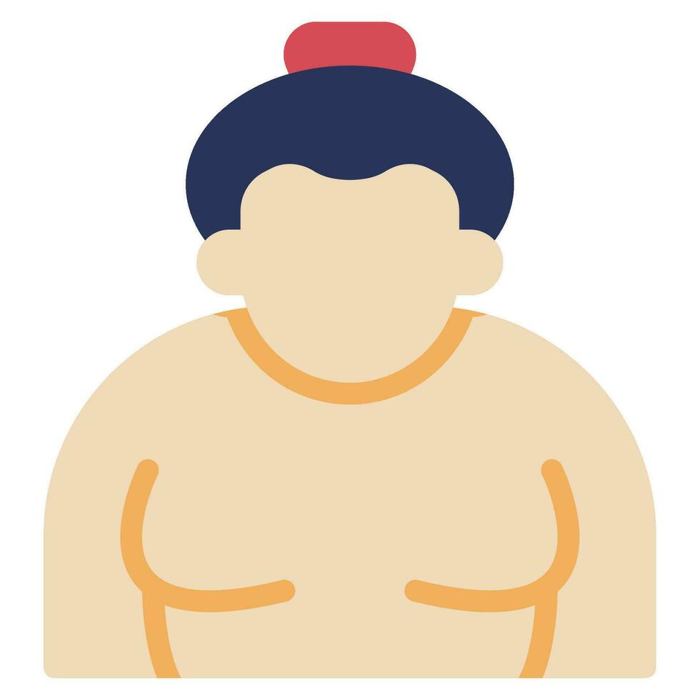 Sumo Symbol Illustration, zum uiux, Infografik, usw vektor