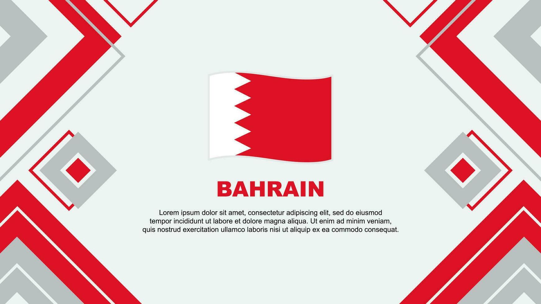 bahrain flagga abstrakt bakgrund design mall. bahrain oberoende dag baner tapet vektor illustration. bahrain bakgrund