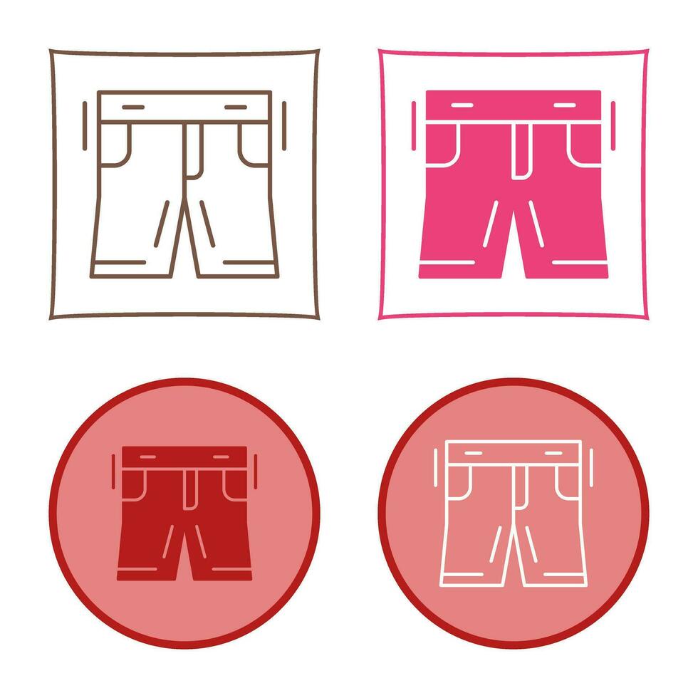 Shorts Vektor-Symbol vektor