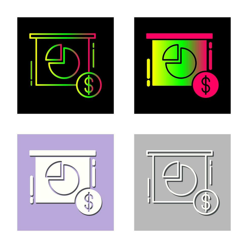 Kreisdiagramm-Vektorsymbol vektor