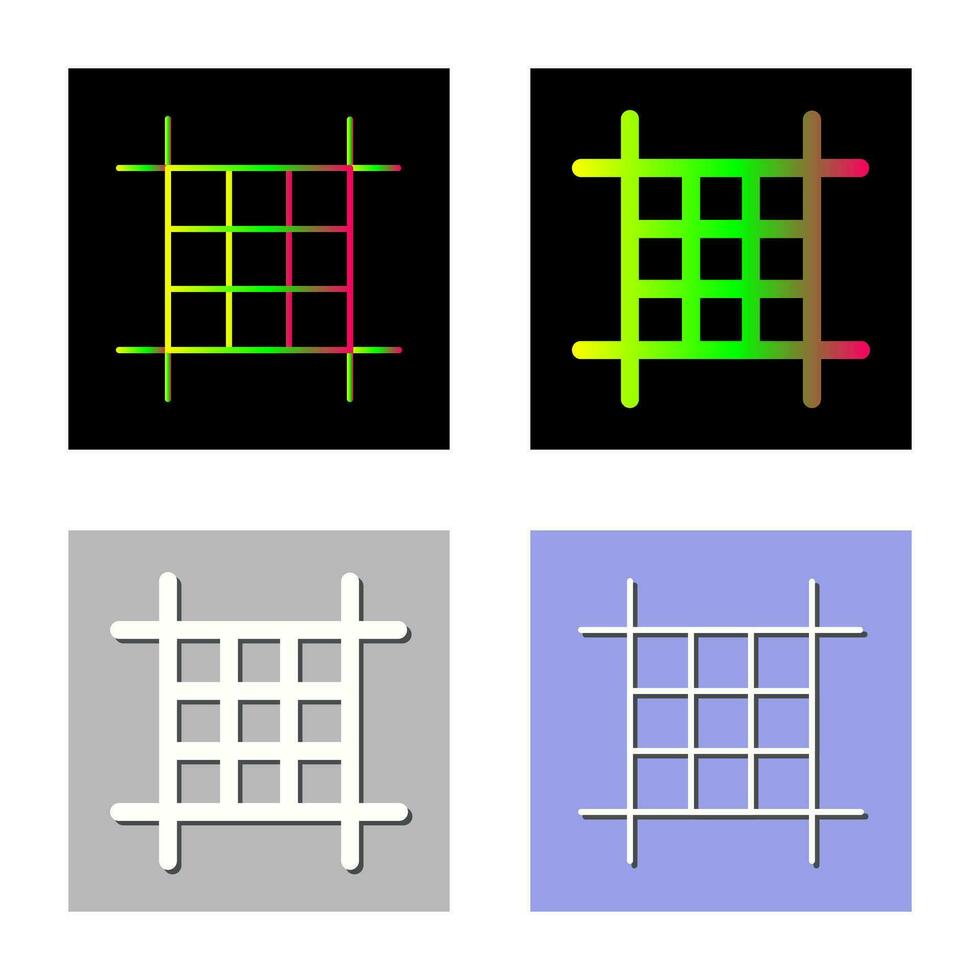 quadratisches Layout-Vektorsymbol vektor