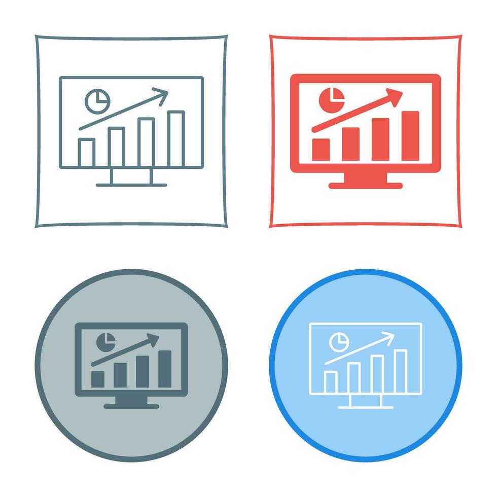 Statistik-Vektorsymbol vektor