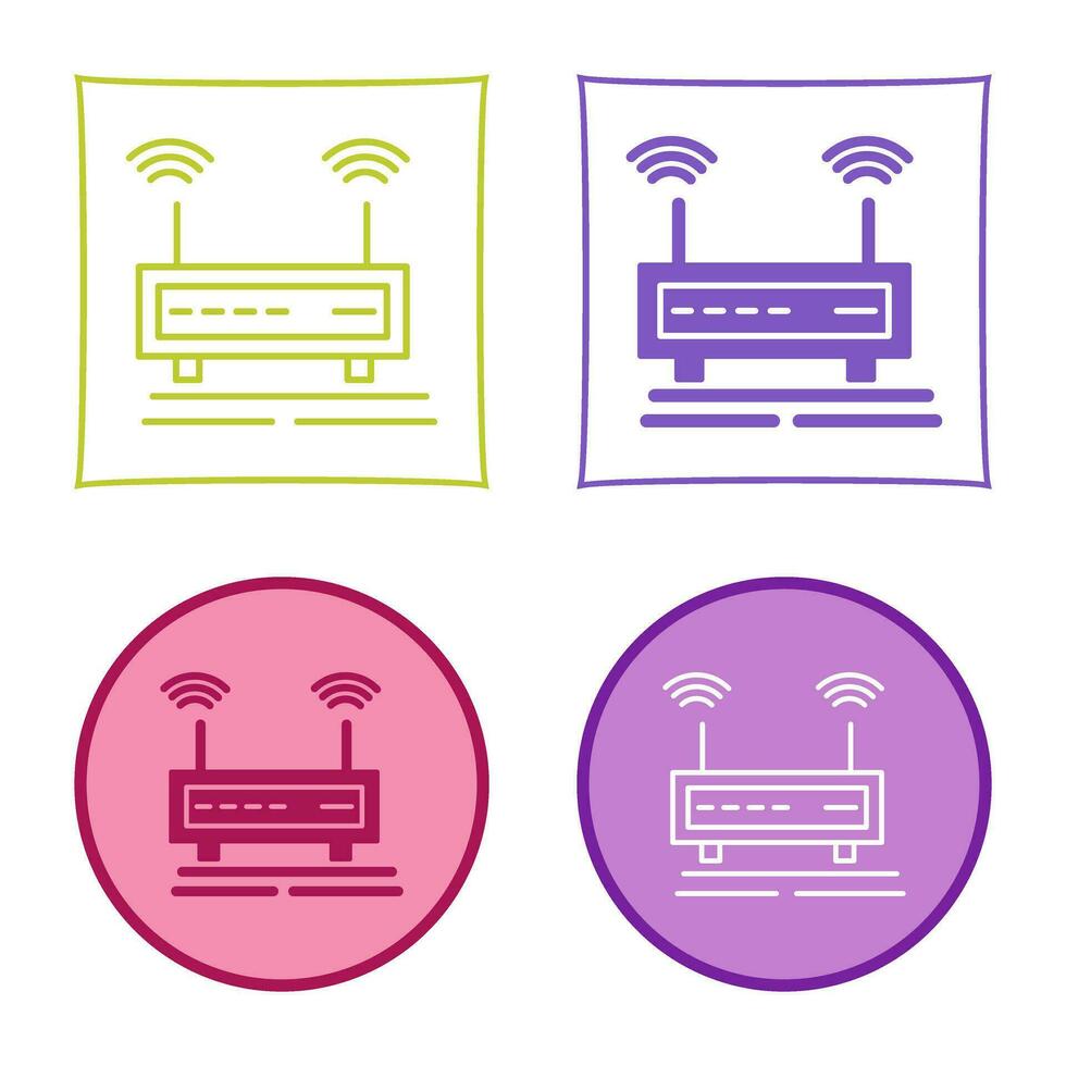 Vektorsymbol für WLAN-Signale vektor