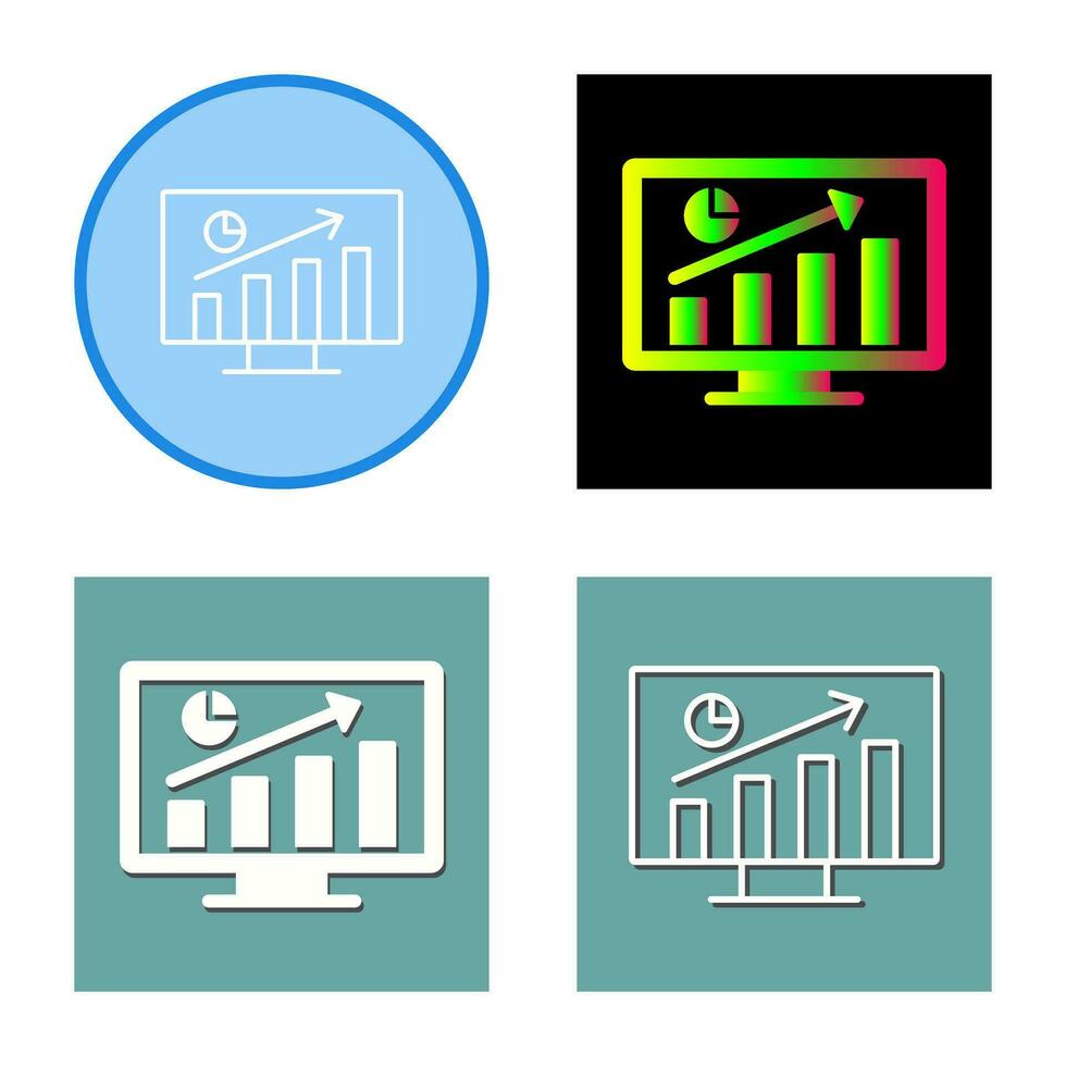 Statistik-Vektorsymbol vektor