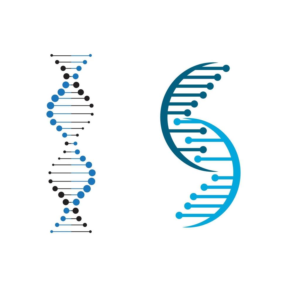 medicinsk dna vektor ikon design illustration